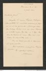 Nachlass Franz Steindachner, Brief von A. B. Meyer an Franz Steindachner (09.01.1878), Inv.Nr. 337.10, Seite 1